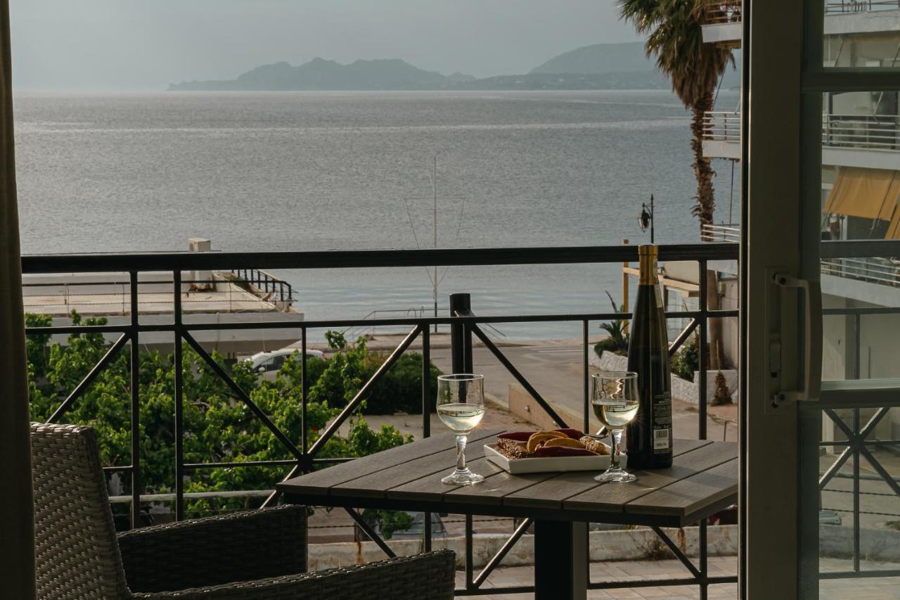 לוטראקי Sea View Apartment "Elise" מראה חיצוני תמונה